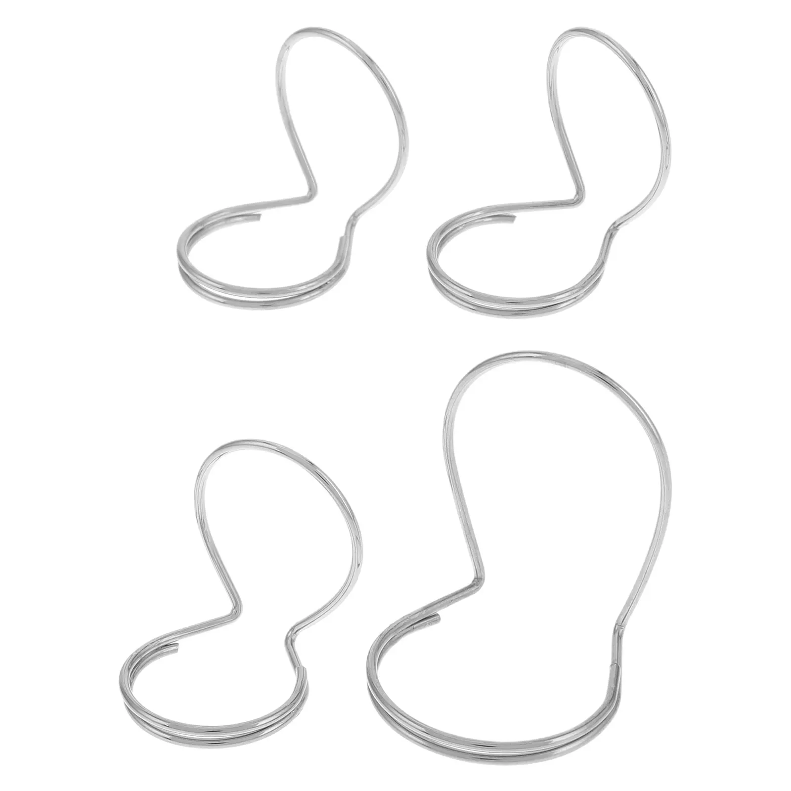 

4pcs Metal Guitar Picks Durable Adjustable Covers for Acoustic Electric Bass Banjo Nail Guitar Components Accessories