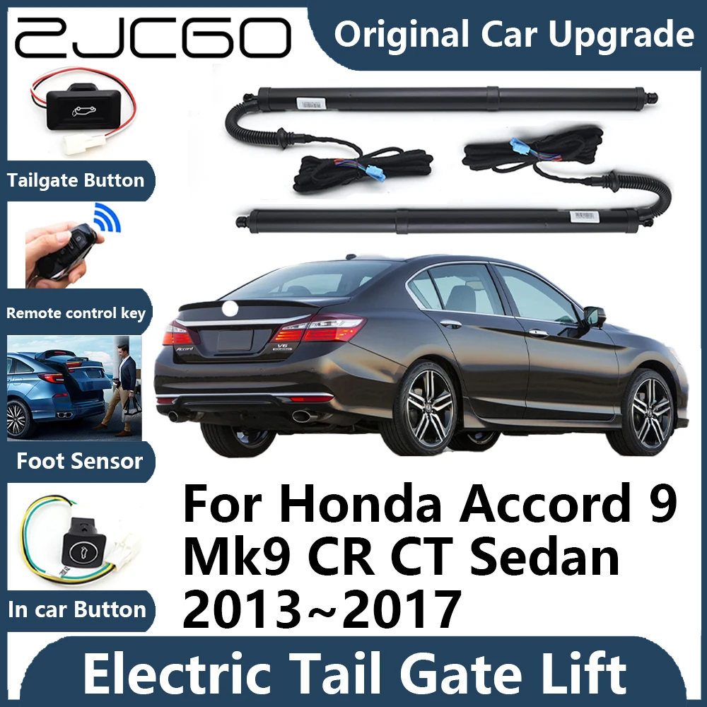 For Honda Accord 9 Mk9 CR Sedan 2013–2017 Tailgate Electric Tail Gate Lift Prop Support Vehicle Power Rear Door Liftgate Strut