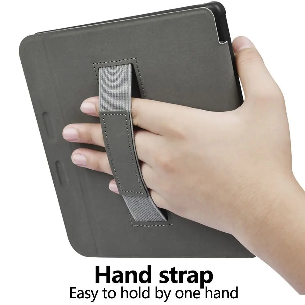 7 inch eReader Case Auto Sleep/Wake Hand Support Smart Magnetic Case Shockproof TPU TPU Funda for Rakuten KOBO Libra Colour 2024