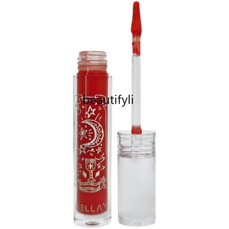 

zq Glossy Mirror Glass Lip Glaze Jelly Female Lip Oil Moisturizing Summer Lip Gloss Lipstick