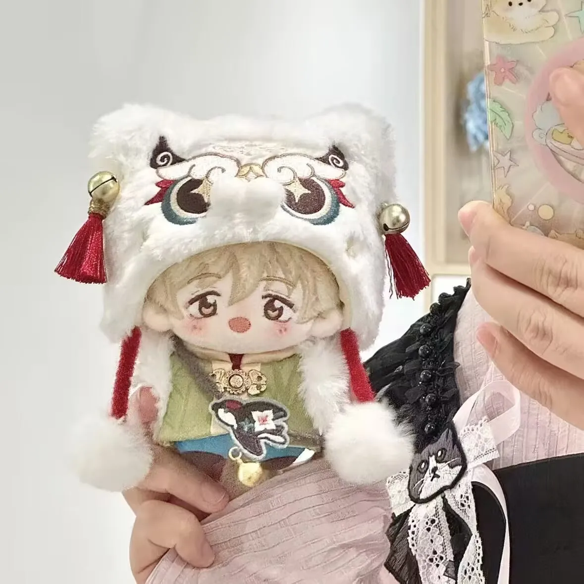 (Solo para ropa de bebé) colgante de muñeca de 10cm, nueva ropa de bebé de estilo antiguo de estilo chino