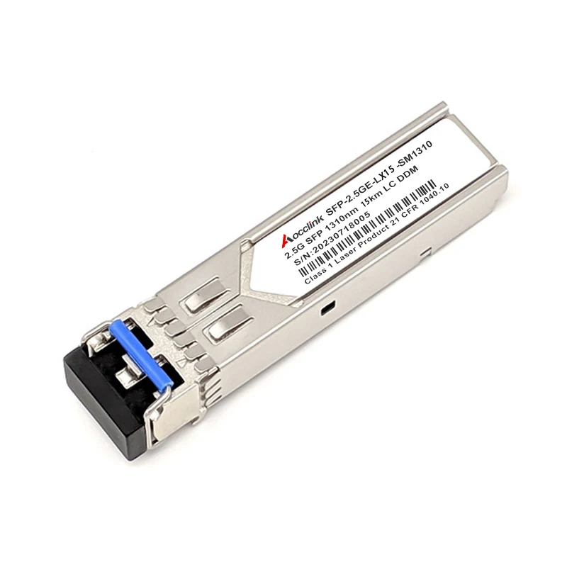 2.5G 1310nm 15km SFP module SMF Duplex LC Optical Transceiver Module for Cisco Mellanox For Ethernet switch