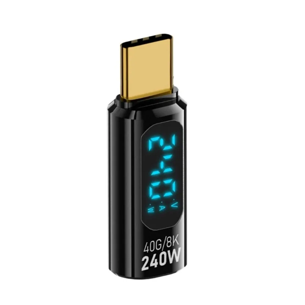 لأجهزة التكنولوجيا العالية 240 واط محول الطاقة 33.8x12x9.3 1.33x0.47x0.37 240 واط Usb C محول الطاقة 40Gbps نقل البيانات