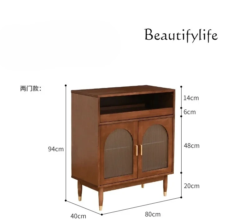 

Solid wood dining side cabinet, antique locker in the living room against the wall, simple modern home storage cabinet
