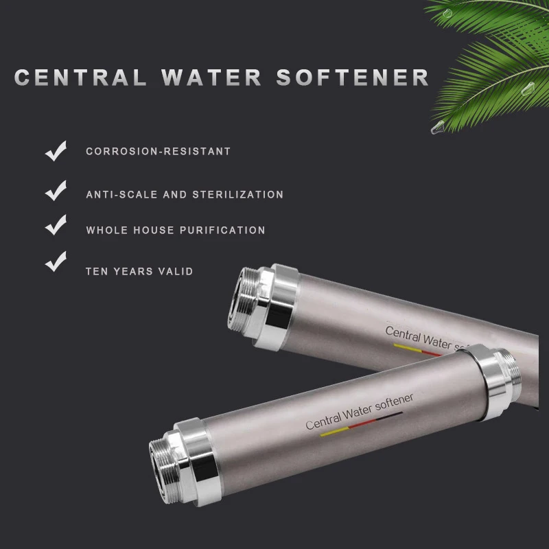 STLF Large Flow Micro-Current Salt-Free Water Softener Whole House Central Pipeline Pre-Filter Inhibitor Soft Water Softener