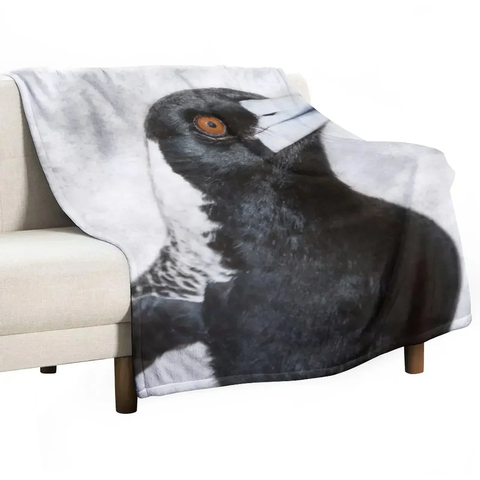 Australian Magpie by Christine Chester Throw Blanket Furry Sofa Quilt decorative Custom Summer Beddings Blankets