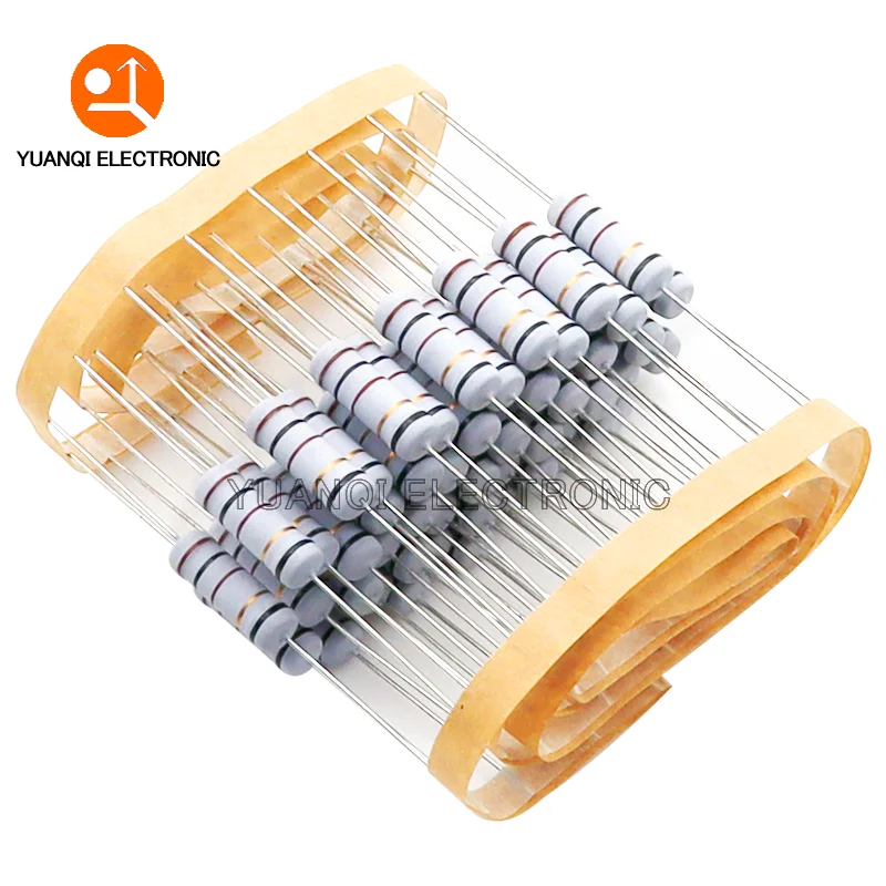 10PCS 3W 5% Wire Wound Resistor Fuse Winding Resistance 0.1R 0.15R 0.22R 0.33R 0.47R 0.5R 1R 2.2R 4.7R 6.8R 10R 22R 100R ohm