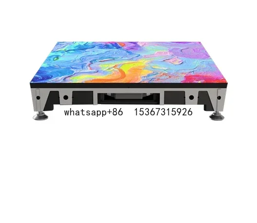 Factory P7.8mm Waterproof Full Color radar LED Display panels dance floor interaction led screen video wall for indoor