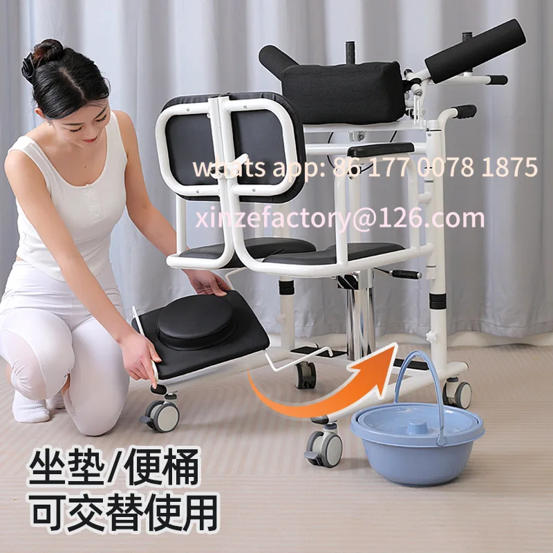 Customizable Elderly Lift Multifunctional Auxiliary Transfer Toilet Bathing Hydraulic  After Opening and Closing Seat Cushion