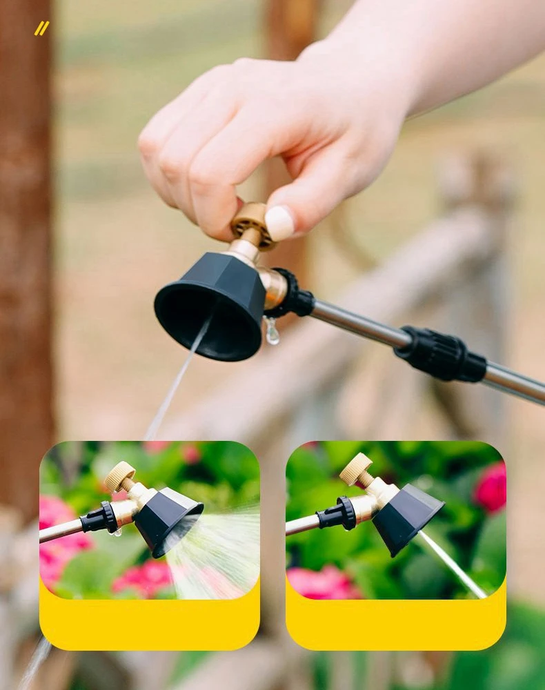 Landwirtschaftliche Zerstäubungsdüse, verstellbar, Garten, Legierung, Schwarz, Zyklondüse, Bewässerungssystem, Gartenbedarf – Detail 3