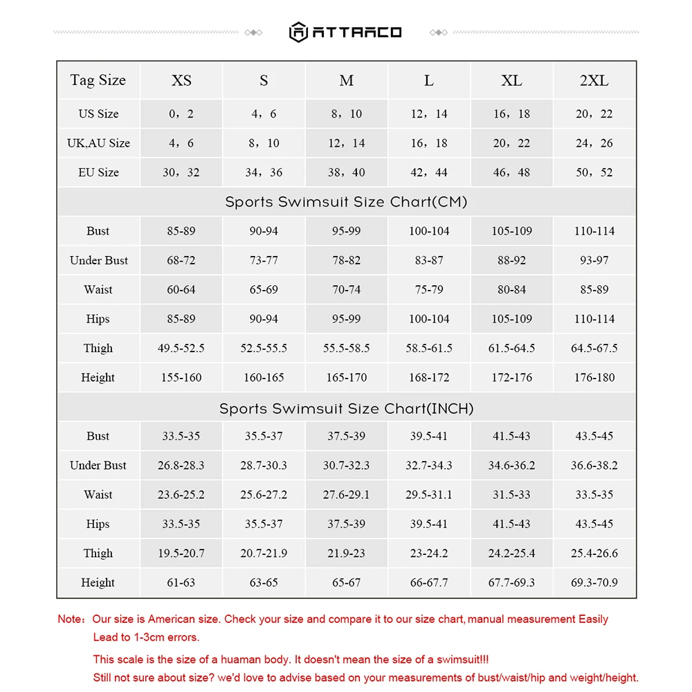 Attraco 여성용 대형 스포츠 수영복 등 펀칭 배색 단품 트레이닝 수영복 스포츠 전문 수영복【주문 전 사이즈표 확인하세요】