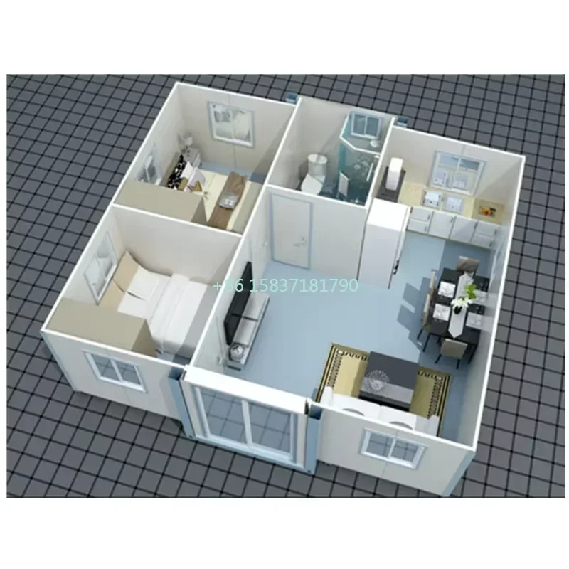 Foldable Container Houses Expandable Prefab Folding House Mobile Container Homes Portable Shipping Container House for Australia