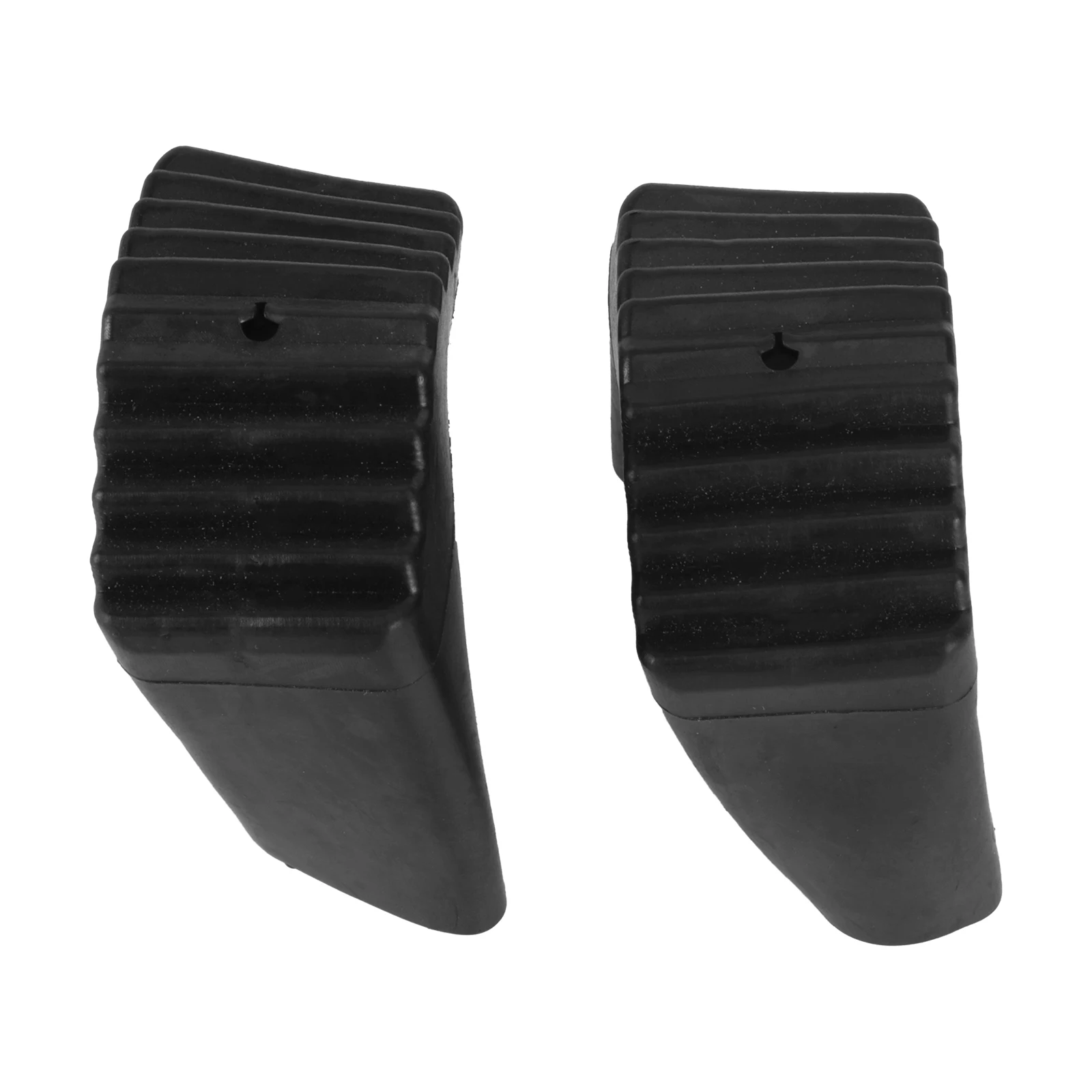 

2pcs Non-Slip Foot Covers Rubber Pads Safe Durable Protector Household Accessories Step Feet Covers Tools Black Wear-Resistant