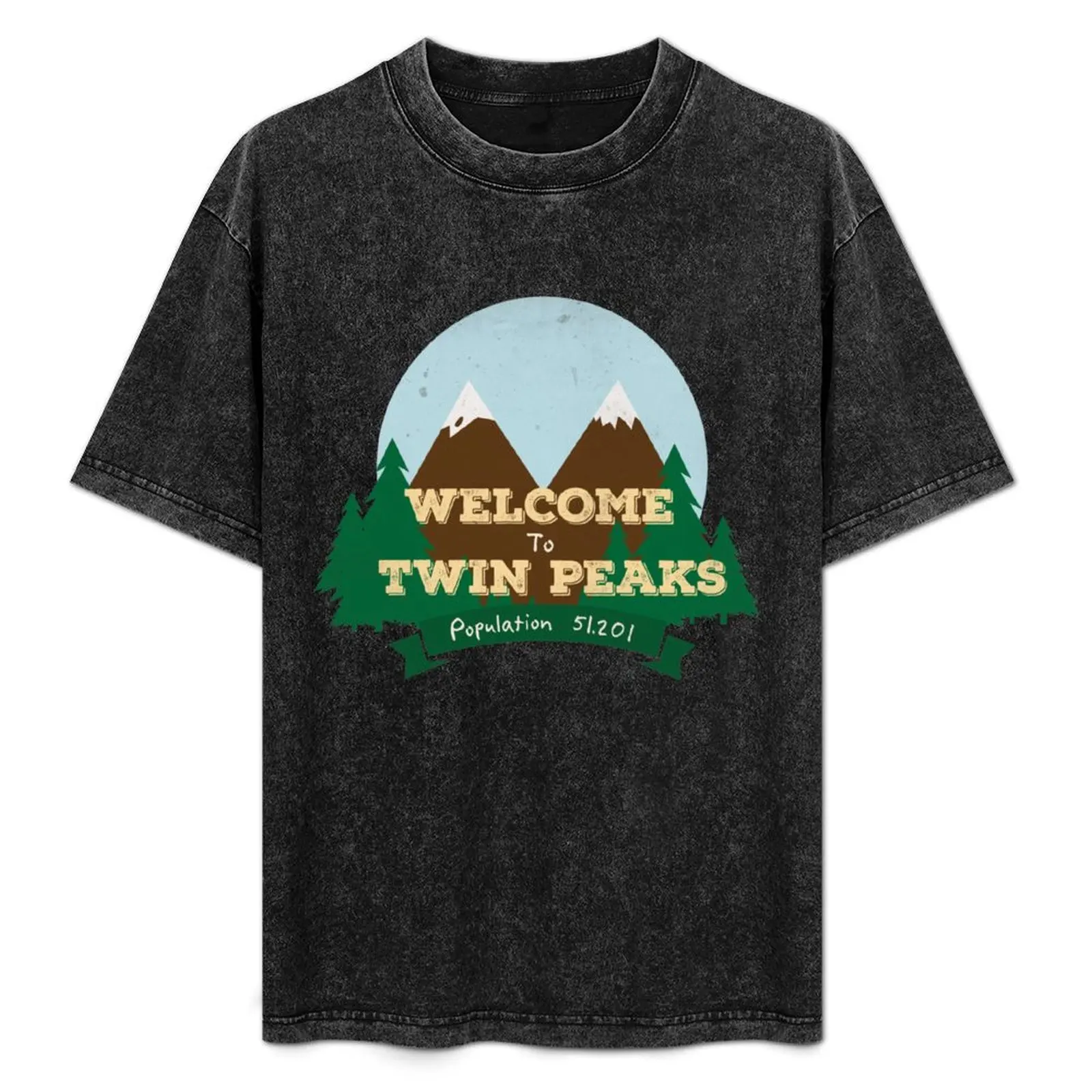 

Welcome To Twin Peaks T-Shirt Minimalist Graphic Tee Shirt