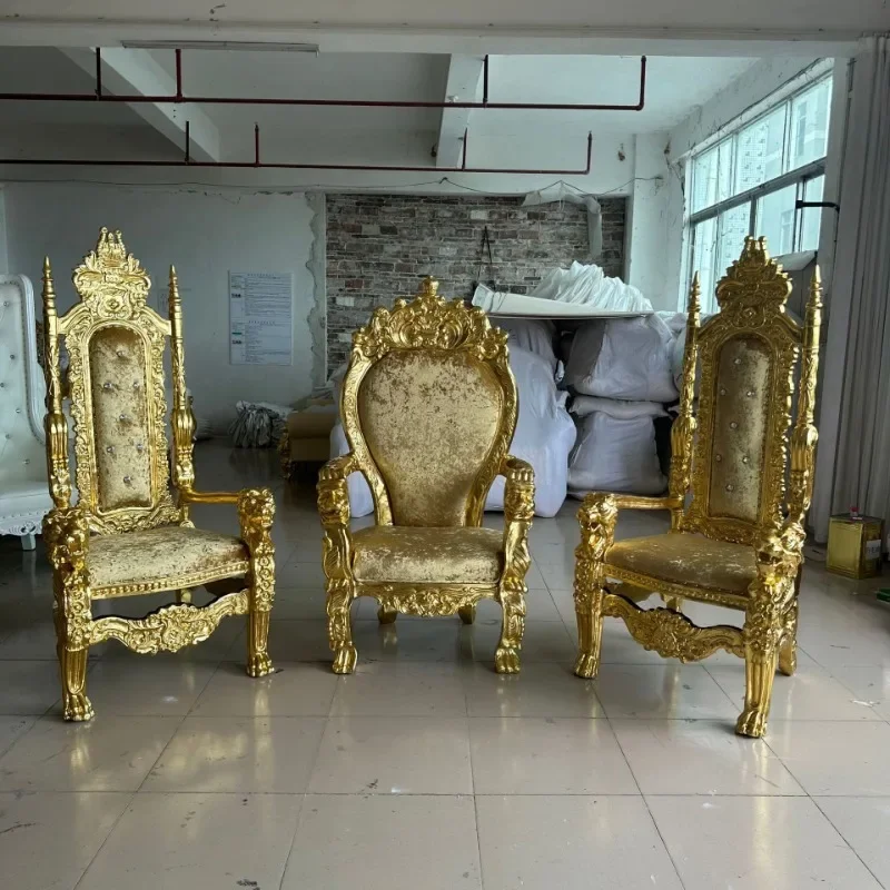 Customized factory direct sales wedding sofa wholesale European wedding image chair king chair groom and bride wedding chair