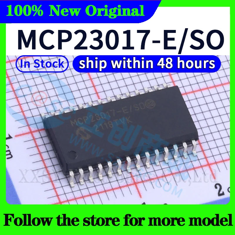 MCP23S17-E/SS MCP23017-E/SS MCP23S17-E/SO MCP23S17-E/ML MCP23017-E/SO في المخزون 48 ساعة السفينة