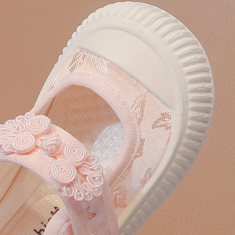 New Sneakers Summer Fashion Breathable Girl Shoe Versatile Soft Anti Slip Sneakers Kids Simple Retro Classic Casual Canvas Shoes