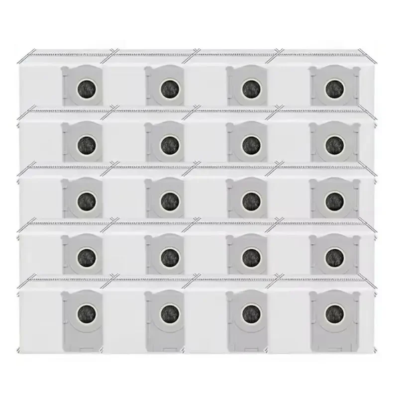 For Ecovacs Deeboot T90 Pro Omni/T90 Omni 20PCS Dust Bag Replacement For Robot Vacuum Cleaner Accessories