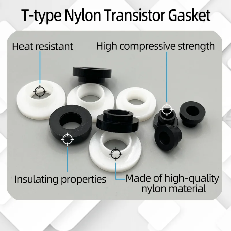 나사용 플라스틱 오목 볼록 나사 슬리브 절연 입자, T자형 나일론 와셔, 최대 414p, TW3, TW6, TW8, TW9, TW10, t0, TW16