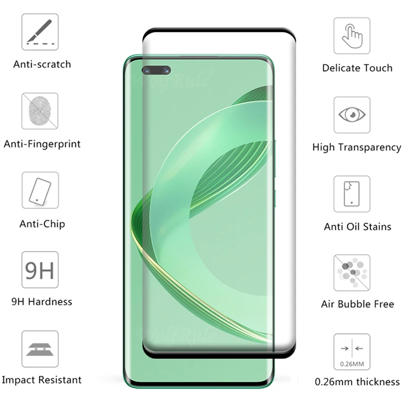 4-in-1 For Huawei Nova 11 Pro Glass For Huawei Nova 11 Pro Tempered Glass Screen Protector For Nova 9 10 11 Pro Ultra Lens Glass