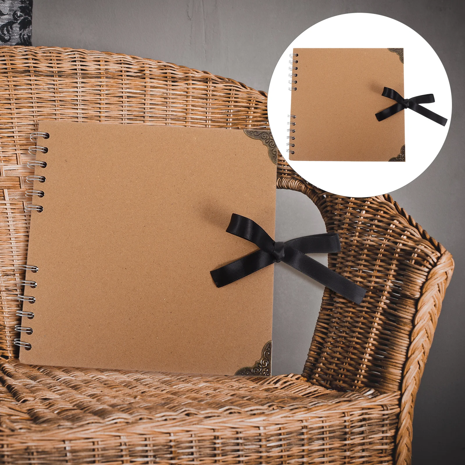 

Creative Diy Scrapbook Album 12X12Inch Paper Handmade Photo Book Vintage Decorative Picture Holder For Friends Family Memories