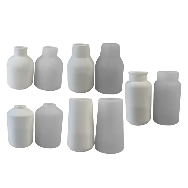 Multipurpose Vase Molds Portable Accessory for Epoxy Resin Creative Art Castes Tools for Florals Arrangements N2UE