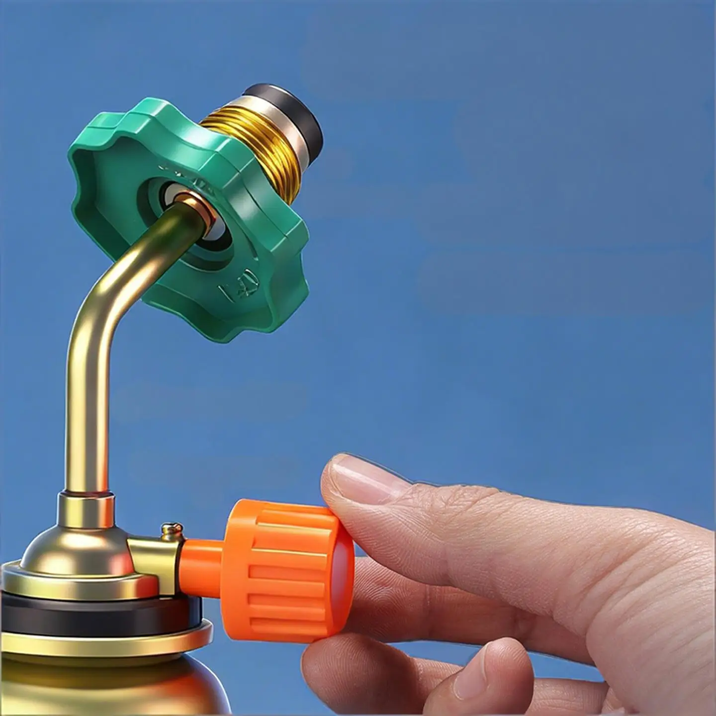Camping-Kochgeschirr, Campingflaschen-Nachfülladapter, Druckadapter, Flaschenanschluss-Adapter für Outdoor-Wanderungen – Detail 4