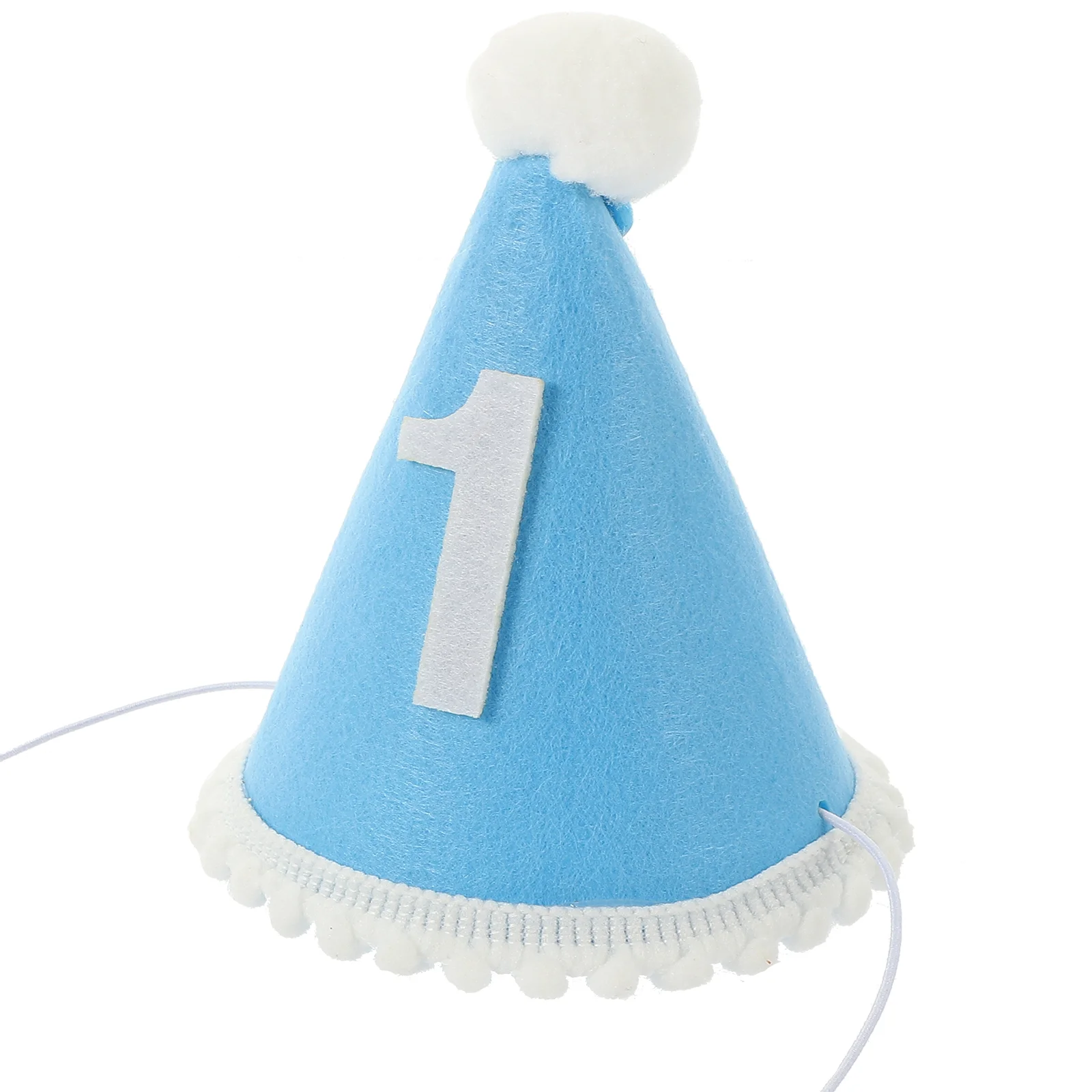 

Girl 1st Birthday Hat Child Baby Ornament Headband Non-woven Fabric Bonnet First