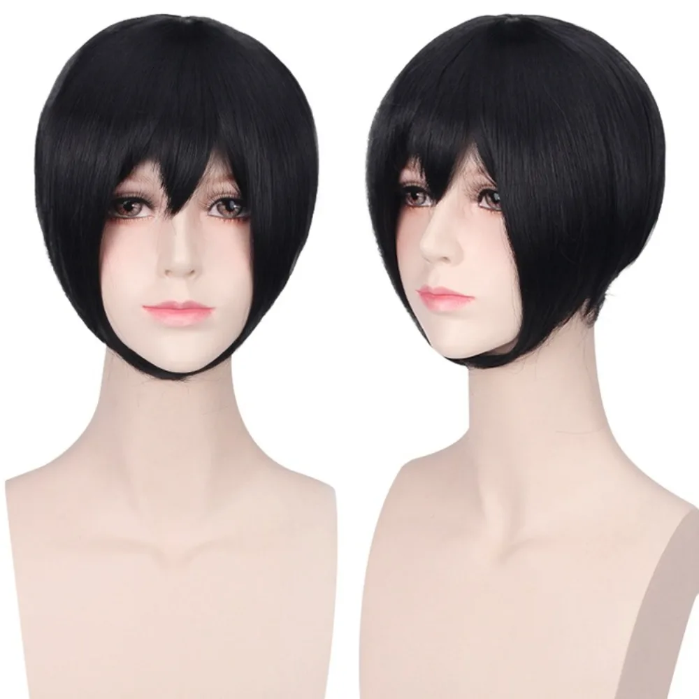 Peluca Bob moldeadora de cara, pelo corto de Cosplay, peluca Bobo sintética en varios colores para mujeres y hombres, fiesta de disfraces