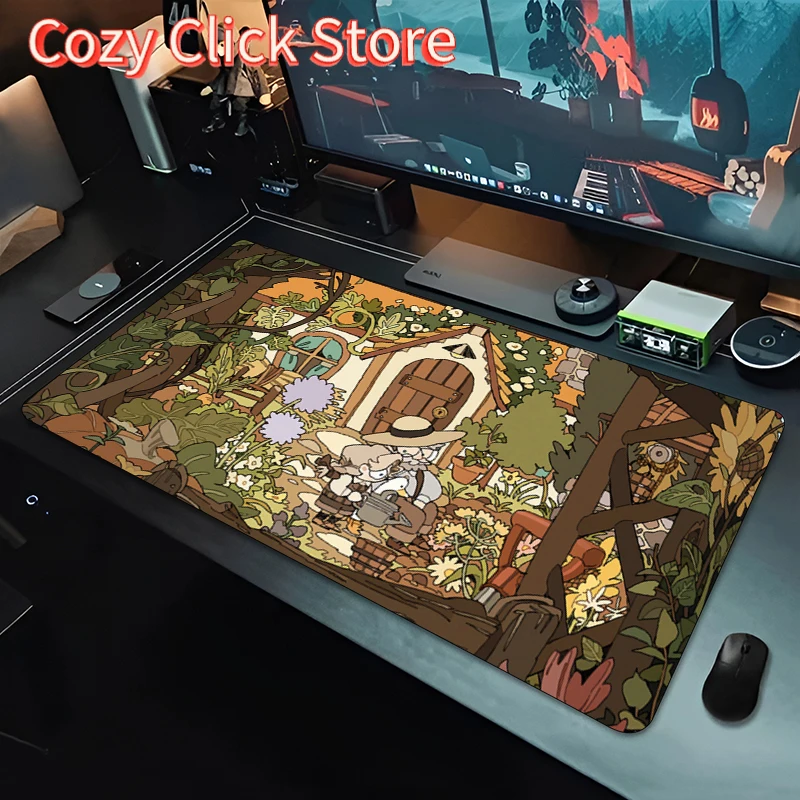 Cartoon anime Mousepad New MousePads Keyboard Pad Mouse Mat Gamer Soft Office Carpet Table Mat Desktop PC carpet Big Mouse Pad