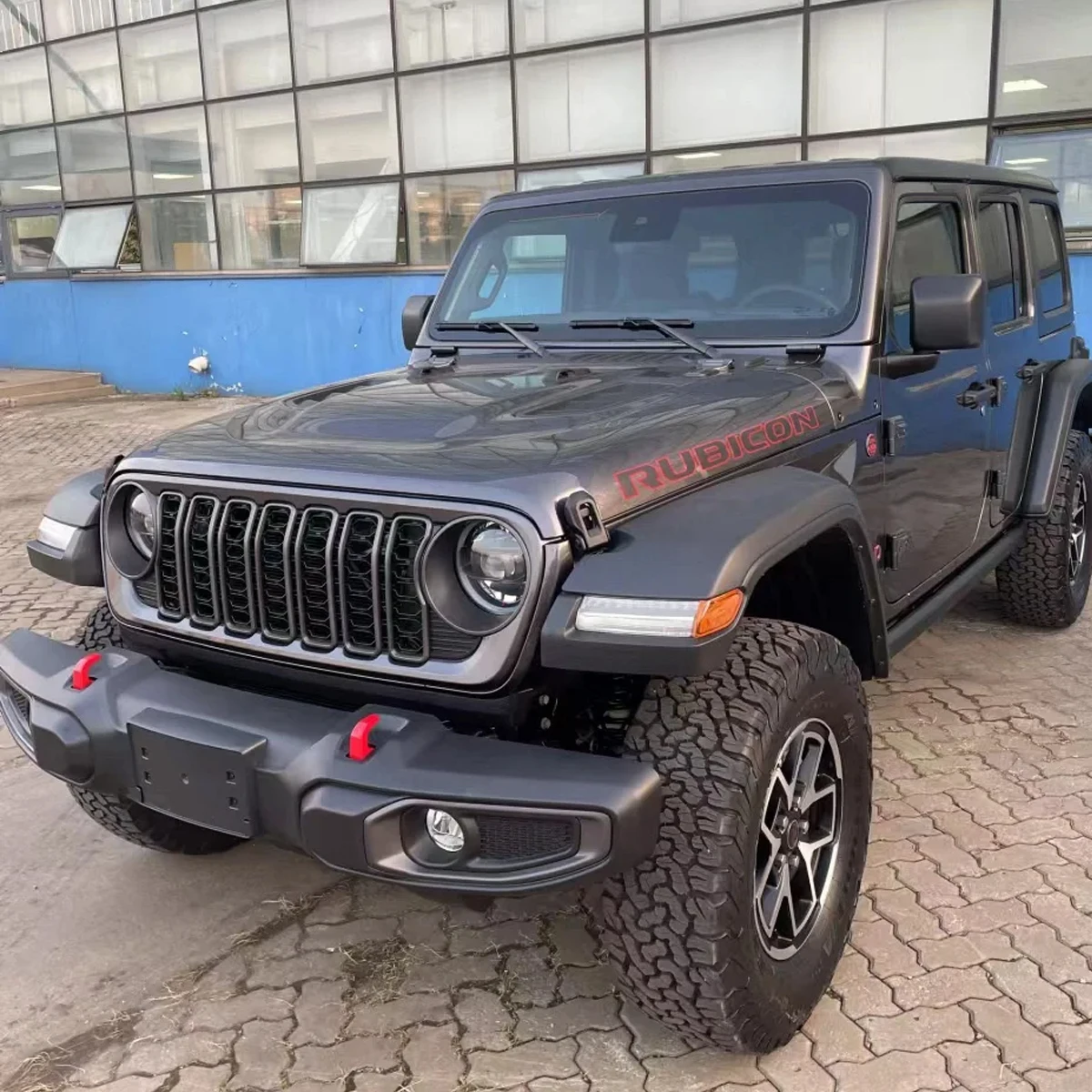 2024 نمط المصد الأمامي شبكة مصبغة ل جيب رانجلر JK JKU 2007 2008 2009 2010 2011 2012 2013 2014 2015 2016 2017 Lantsun J400