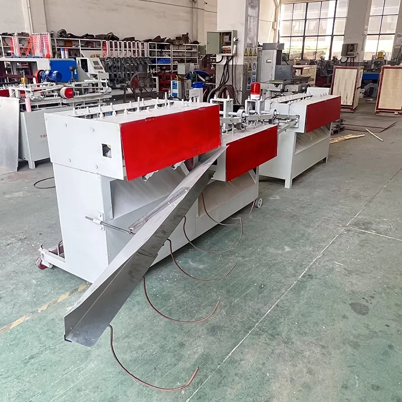 Multifunctional three-in-one open-sheet wire drawing forming machine One-stop bamboo chopsticks processing Double-wire