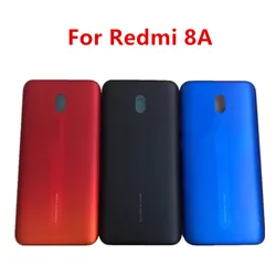 Redmi8A Battery Back Cover For Xiaomi Redmi 8A 8 A Rear Housing Plastic Case Replace Repair Spare Parts + Side Keys