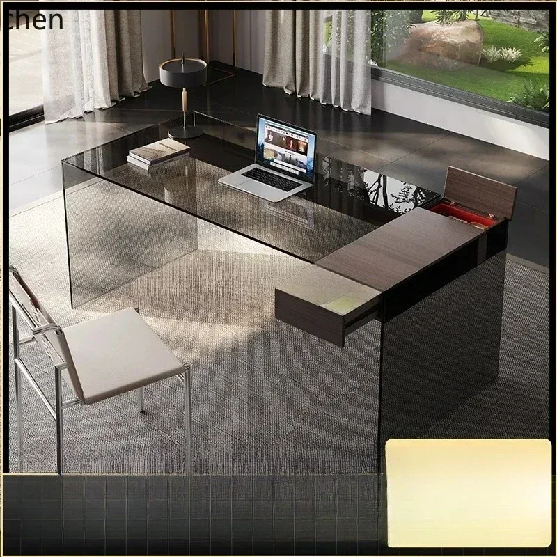 DSA  Minimalist Desk Light Luxury Modern Floating Table Home Study High-end Desk Creative Art Computer Table