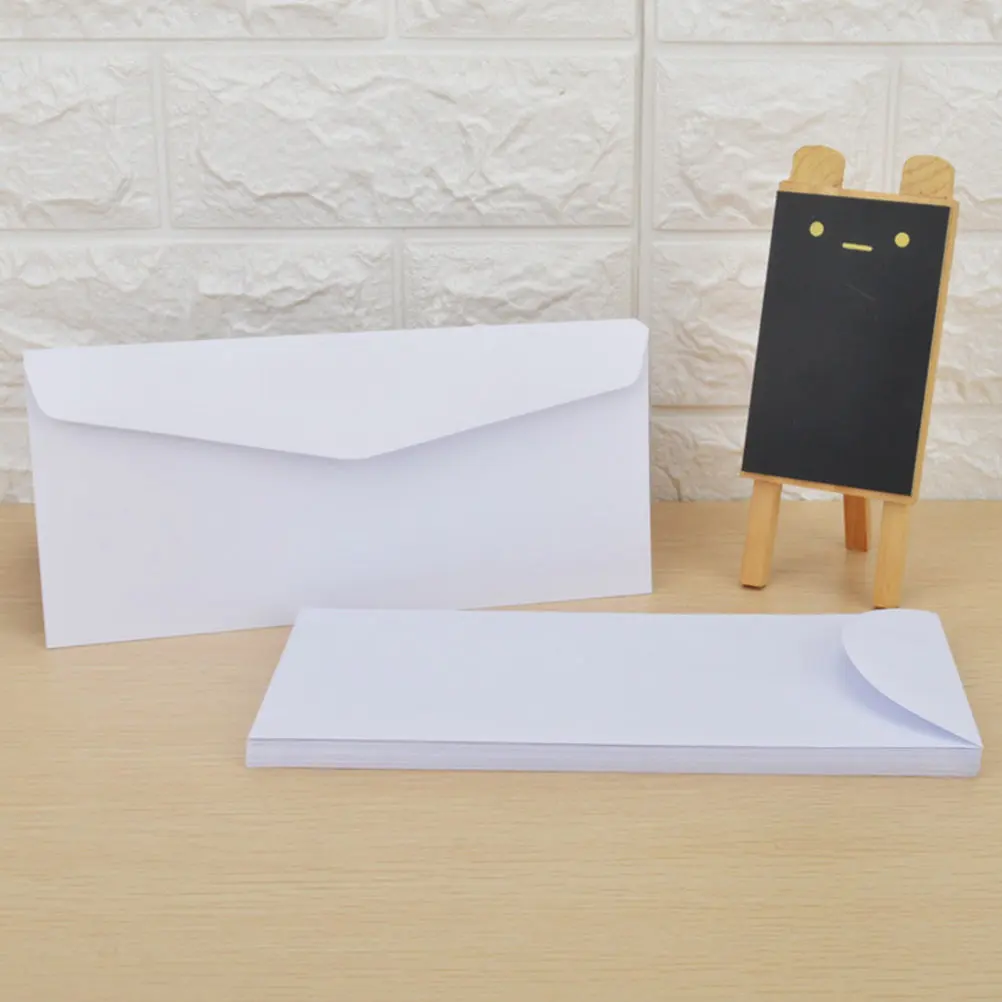 20Pcs Blank Envelopes Heavy Duty Biodegradable Paper Envelopes for Wedding Invitations Party Cards Money Storage Letter Mailing view 2