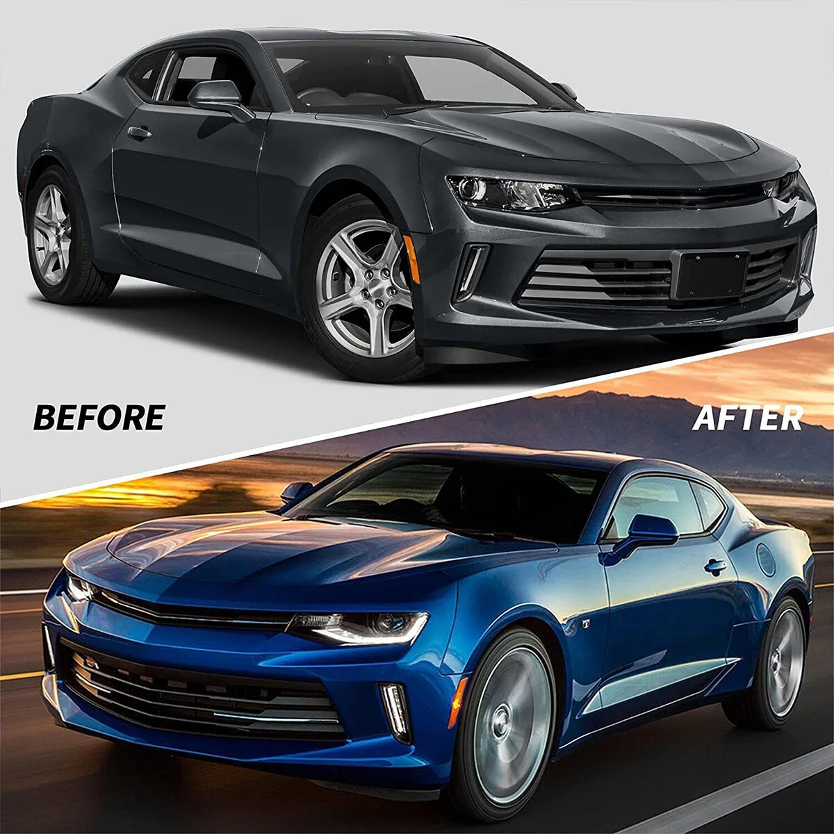 Front Headlight For Chevy Camaro 2016 2017 2018 2019 2020 2021 2022 HID/Xenon Projector Headlights LED DRL LEFT RIGHT Head Light