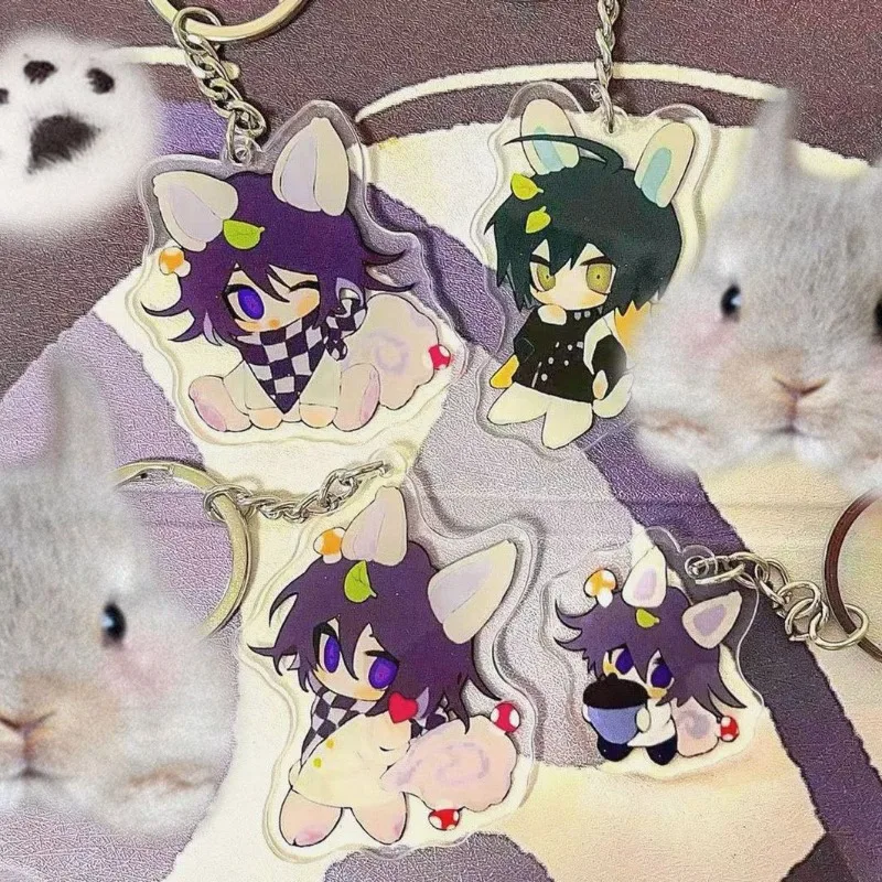 Аниме брелок Kokichi Oma saiхара Shuichi, Женский акриловый брелок Danganronpa, версия Q, мультяшная сумка, подвеска для коллекции