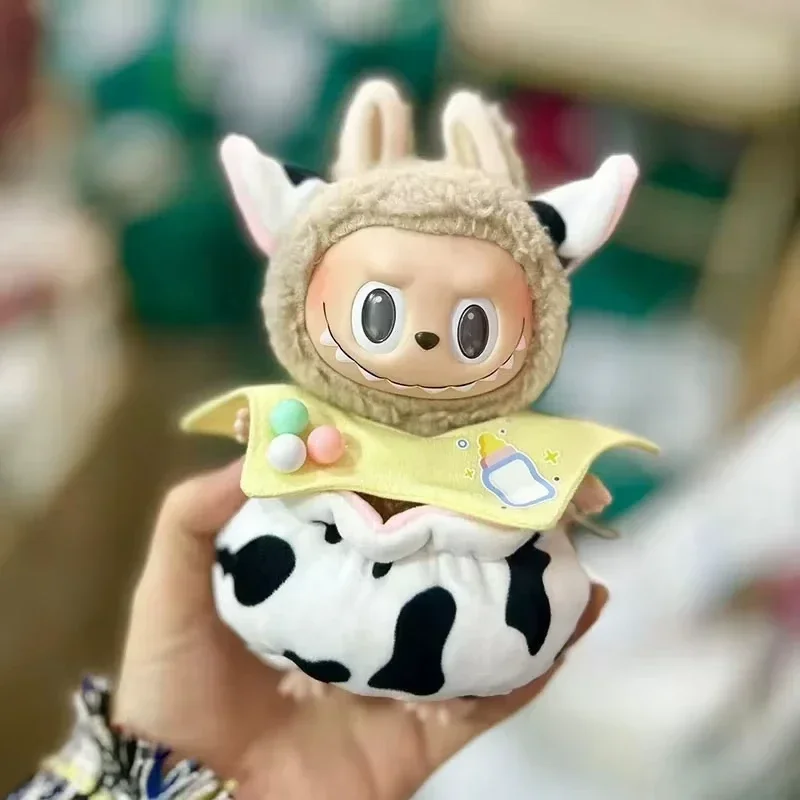 Mini ropa de muñeca de peluche, accesorios de atuendo para Corea Kpop Exo Labubu V1 V2 Idol Dolls Pit strip, traje de escalada, regalo de ropa