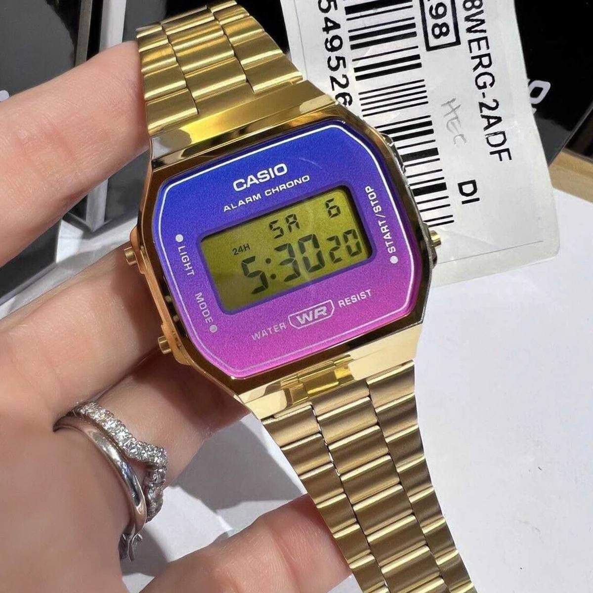 Casio watch new style 2024 unisex dazzling color LED digital Waterproof Quartz watch Sport Wrist Watch relogio masculino