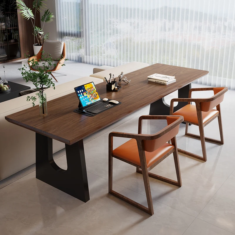 

Italian Home Modern Dining Tables Wooden Black Cuisine Dinette Dining Tables Luxury Brown Muebles De Cocina Home Furniture