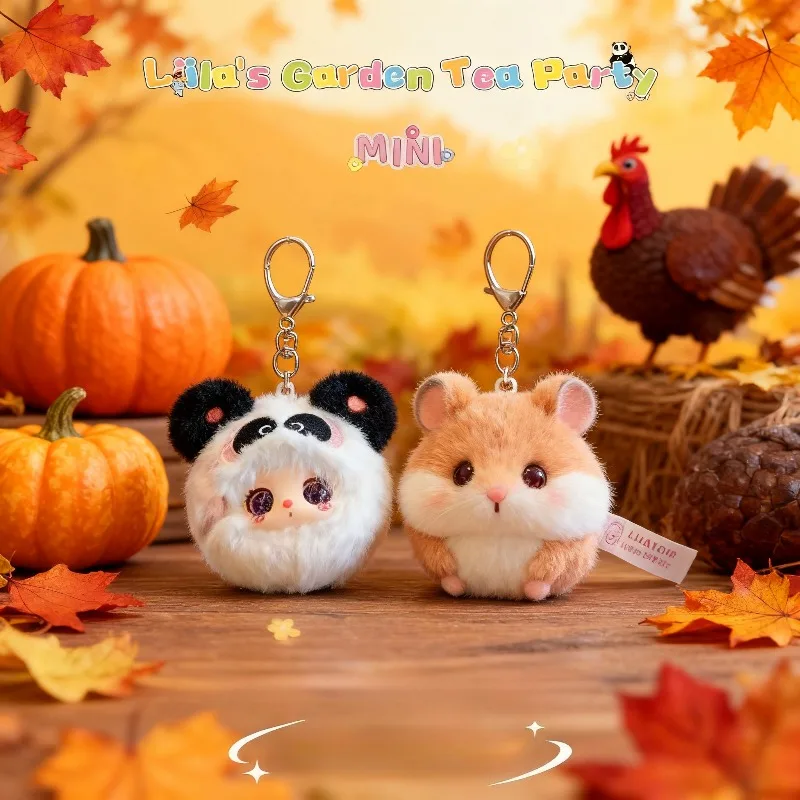 Lila's card tea party, scatola cieca a sorpresa mini bambola, decorazioni pendenti alla moda, regali giocattolo per ragazze, decorazioni per il desktop