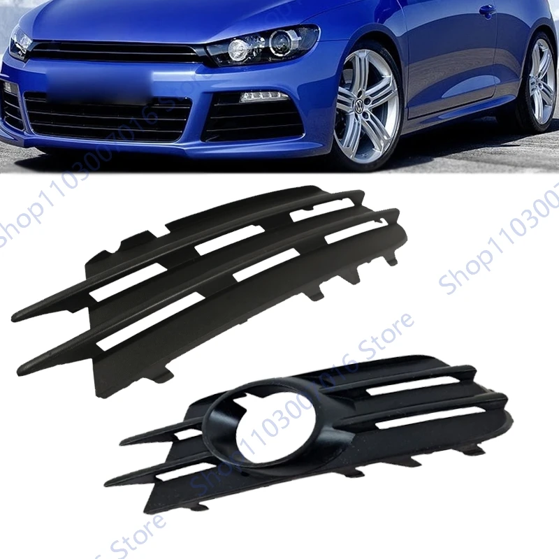 

Для VW Scirocco 2009-2013 2014, крышка противотуманной фары, решетка переднего бампера, противотуманная фара, накладка, автозапчасти 1K8853666C 1K8853665B