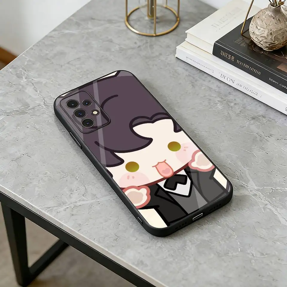 Funda de silicona suave negra con diseño de amor y Zayne de 'Love and Deepspace' para Samsung S25,S24,S21,S22,S23,S30,Ultra,S20,Plus,Fe 4