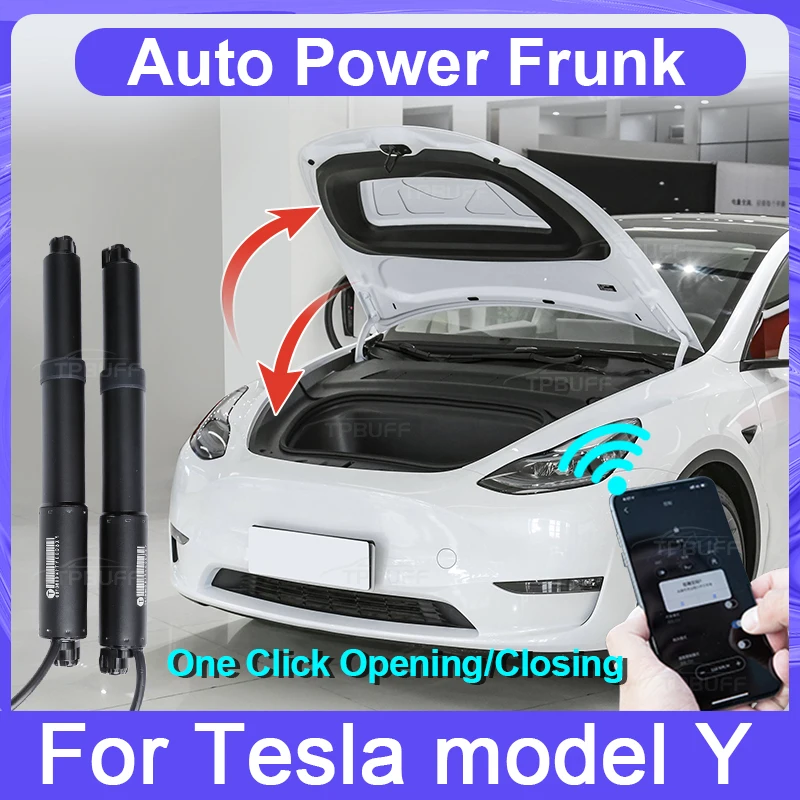 Model Y Auto Power Frunk Waterproof Electric Front Gate For Tesla Model X S 2024 Highland Model 3 Automatic Lifting Closer