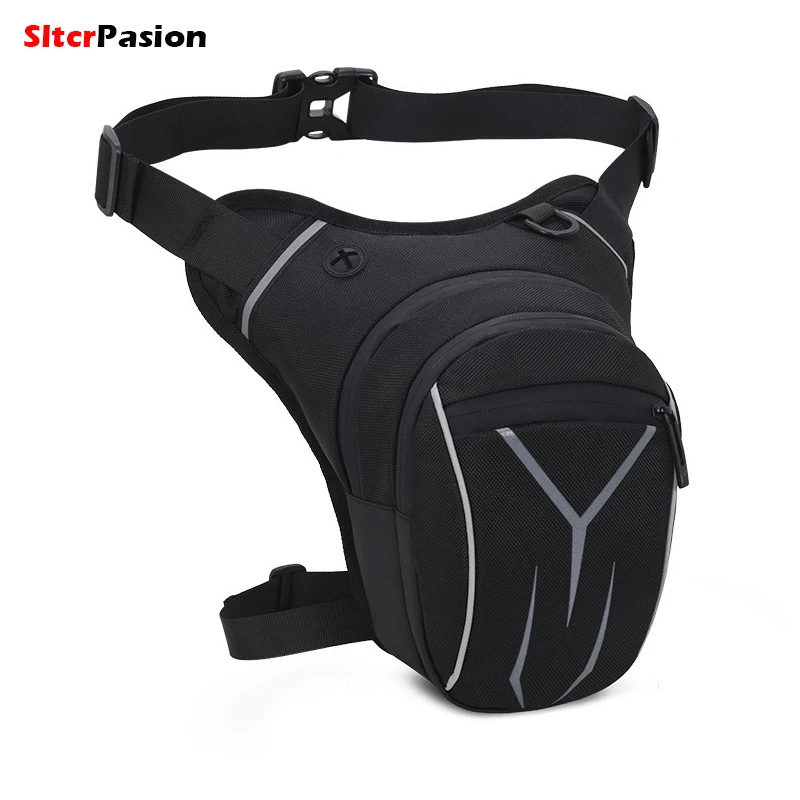 

New Multi-Function Motorcycle Drop Leg Bag Hip Bum Motorcycle Bag Outdoor Riding Waist Bag Motorbike Rainproof Reflective