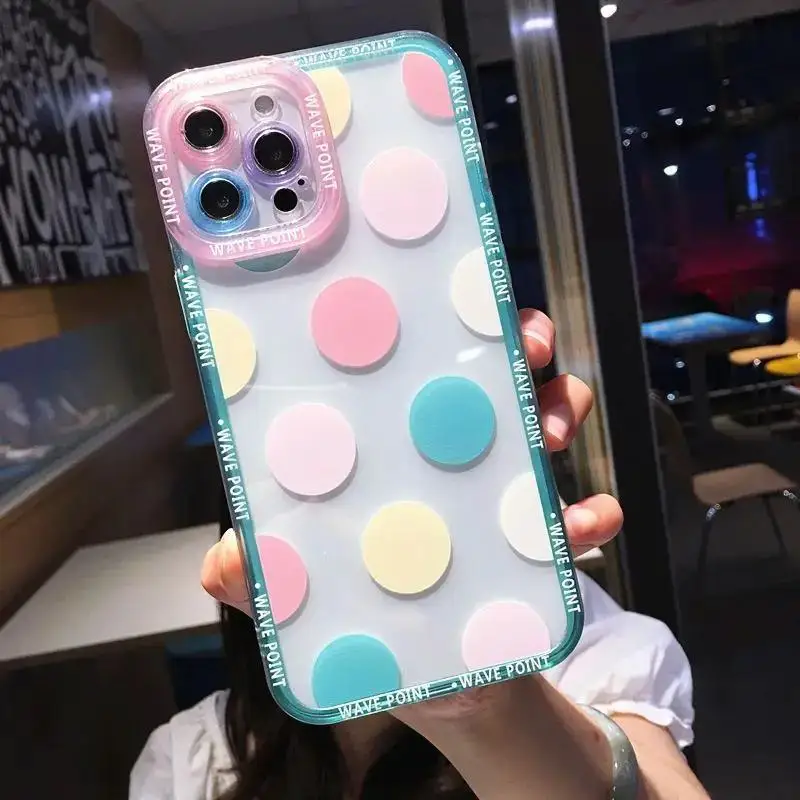 Wave Poin Love Heart Phone Case For Xiaomi Redmi Note 13 Pro Plus 5G 12 4G 12S 11S 10S 13C 12C 10C A2 A1 A3 10 11 8 Pro Cover