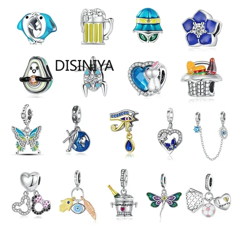 925 Sterling Silver Circus Clown Charm fit for Original Silver Bracelet or Bangles DIY Jewelry make Accessories ZSCC351657