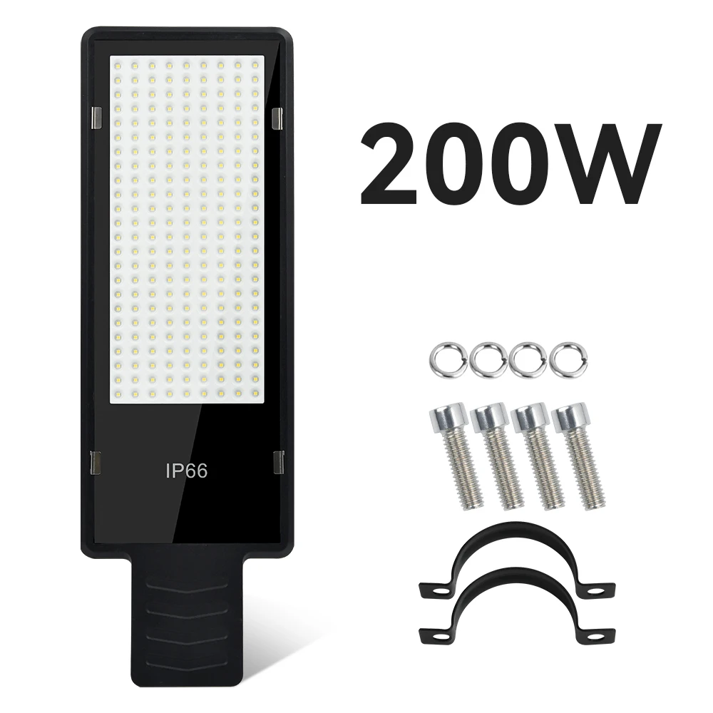 LED-Straßenlaterne mit hoher Helligkeit, AC85-AC265V, Straßenlaterne für den Außenbereich, 200 W, leistungsstarke Wandleuchte, 216 LEDs, IP66, wasserdichte Gartenleuchten – Detail 4