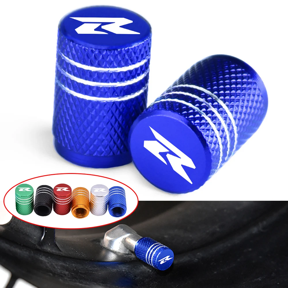 Motorcycle Wheel Tire Valve Caps Tyre Stem Covers Airdust Waterproof For SUZUKI GSXR 250 400 600 1000 750 GSR750 GSR 750 1000R