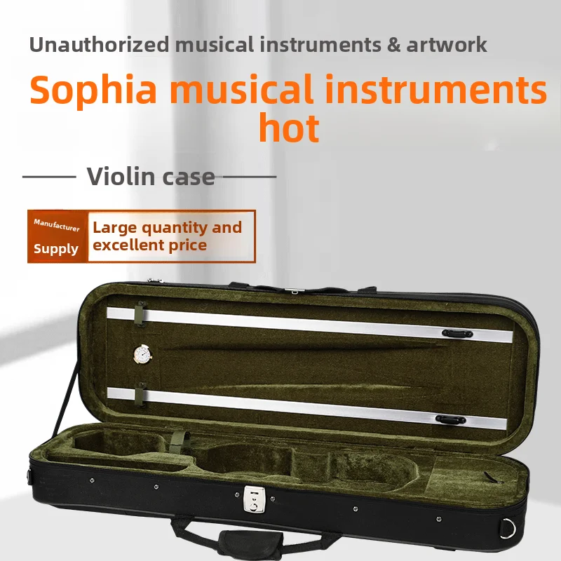 Manufacturer Supply Violin Case Accessory, Lightweight Oxford Cloth Shoulder Backpack Violin Storage Box for Violin Protection